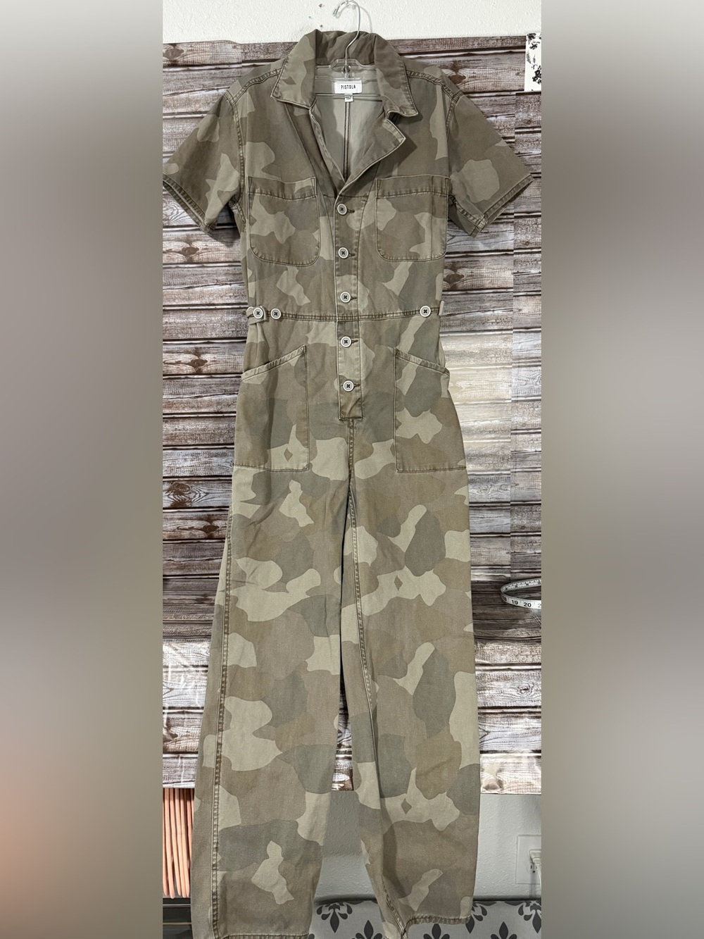Pistola Grover Camo Field Jumpsuit Green Camo Size XS